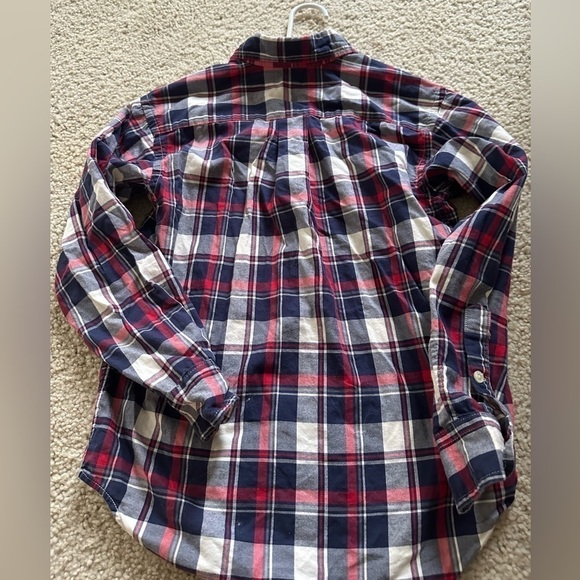 Ralph Lauren Boys Cotton Long Sleeve Button Down Shirt Plaid Size Medium - 10-12 - Picture 5 of 6